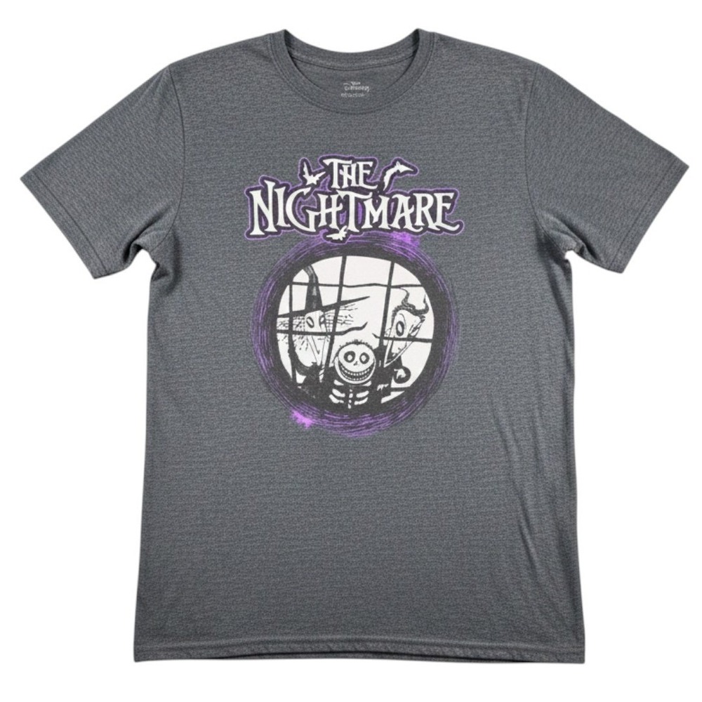 Disney The Nightmare Before Christmas‎ Ppp Culture Graphic Gray Tee Mens Medium